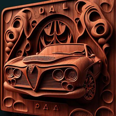 3D мадэль Alfa Romeo GTA (STL)